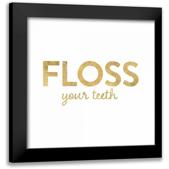 Wild Apple Portfolio 12x12 Black Modern Framed Museum Art Print Titled - Bathroom Etiquette III