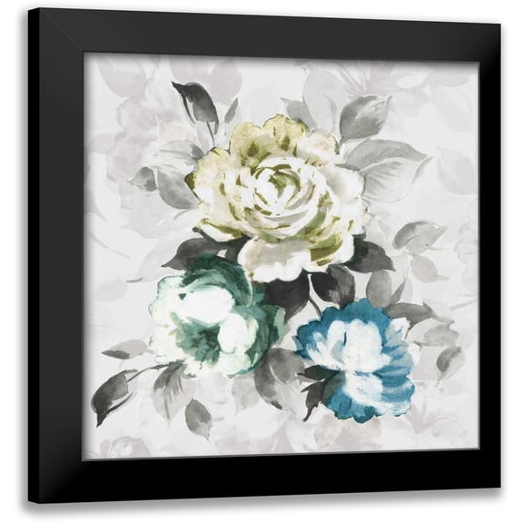 Wild Apple Portfolio 12x12 Black Modern Framed Museum Art Print Titled - Bloom Where You Are Planted Spring No Words