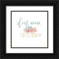 thumbnail image 1 of Wild Apple Portfolio 12x12 Black Ornate Wood Framed with Double Matting Museum Art Print Titled - Bloom Mom Inspiration I, 1 of 4