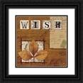 thumbnail image 1 of Wild Apple Portfolio 12x12 Black Ornate Wood Framed with Double Matting Museum Art Print Titled - Natures Journal - Wish, 1 of 4