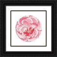 thumbnail image 1 of Wild Apple Portfolio 12x12 Black Ornate Wood Framed with Double Matting Museum Art Print Titled - Rosa Circle, 1 of 4