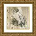 thumbnail image 1 of Wild Apple Portfolio 12x12 Gold Ornate Wood Framed with Double Matting Museum Art Print Titled - Natural History Lodge II, 1 of 4