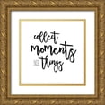 thumbnail image 1 of Wild Apple Portfolio 12x12 Gold Ornate Wood Framed with Double Matting Museum Art Print Titled - Self Reflection II, 1 of 4