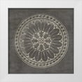 thumbnail image 1 of Wild Apple Portfolio 12x12 White Modern Wood Framed Museum Art Print Titled - Rosette I Gray, 1 of 4