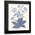 thumbnail image 1 of Wild Apple Portfolio 12x14 Black Modern Framed Museum Art Print Titled - Blue Botanical VI, 1 of 5