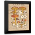 thumbnail image 1 of Wild Apple Portfolio 12x14 Black Modern Framed Museum Art Print Titled - Funghi Velenosi II, 1 of 5