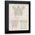 thumbnail image 1 of Wild Apple Portfolio 12x14 Black Modern Framed Museum Art Print Titled - Italian Volute, 1 of 5
