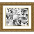 thumbnail image 1 of Wild Apple Portfolio 14x12 Gold Ornate Wood Framed with Double Matting Museum Art Print Titled - Dreamy Peony Collage, 1 of 4