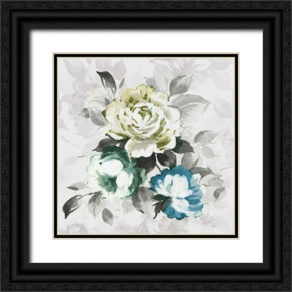 Wild Apple Portfolio 15x15 Black Ornate Wood Framed with Double Matting Museum Art Print Titled - Bloom Where You Are Planted Spring No Words