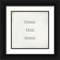 thumbnail image 1 of Wild Apple Portfolio 15x15 Black Ornate Wood Framed with Double Matting Museum Art Print Titled - Home Sweet Home II, 1 of 4