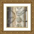 thumbnail image 1 of Wild Apple Portfolio 15x15 Gold Ornate Wood Framed with Double Matting Museum Art Print Titled - Raku I, 1 of 4