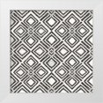 thumbnail image 1 of Wild Apple Portfolio 15x15 White Modern Wood Framed Museum Art Print Titled - African Wild Pattern IV BW, 1 of 4