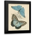 thumbnail image 1 of Wild Apple Portfolio 15x18 Black Modern Framed Museum Art Print Titled - Assortment Butterflies I, 1 of 5