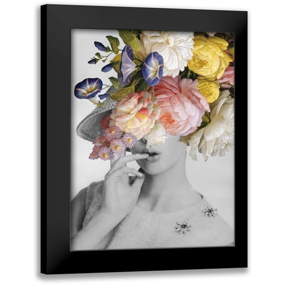 Wild Apple Portfolio 15x18 Black Modern Framed Museum Art Print Titled - Garden Party I