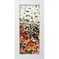 thumbnail image 1 of Wild Apple Portfolio 15x32 White Modern Wood Framed Museum Art Print Titled - Flower Shower III, 1 of 4