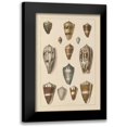 thumbnail image 1 of Wild Apple Portfolio 17x24 Black Modern Framed Museum Art Print Titled - Shell Assorment I, 1 of 5