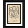 thumbnail image 1 of Wild Apple Portfolio 17x24 Black Ornate Wood Framed with Double Matting Museum Art Print Titled - English Renaissance VIII, 1 of 4