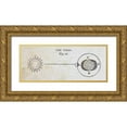 thumbnail image 1 of Wild Apple Portfolio 18x10 Gold Ornate Wood Framed with Double Matting Museum Art Print Titled - Geography of the Heavens VI, 1 of 4
