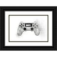 thumbnail image 1 of Wild Apple Portfolio 18x13 Black Ornate Wood Framed with Double Matting Museum Art Print Titled - Garage Gaming, 1 of 4