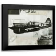 thumbnail image 1 of Wild Apple Portfolio 18x15 Black Modern Framed Museum Art Print Titled - Wings Collage II, 1 of 5