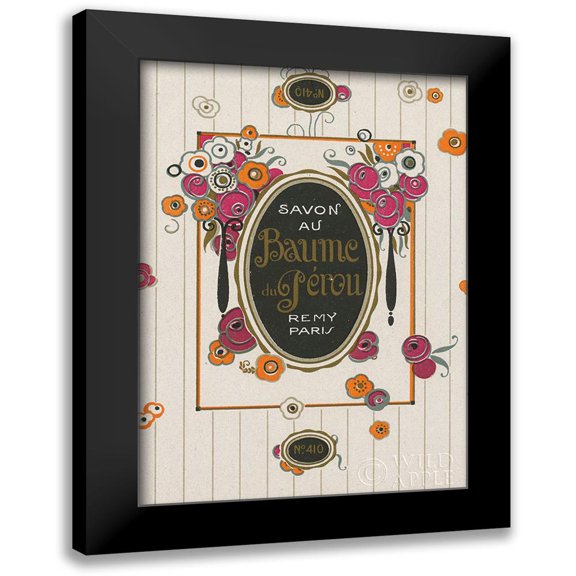Wild Apple Portfolio 18x24 Black Modern Framed Museum Art Print Titled - Art Nouveau I
