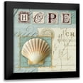 thumbnail image 1 of Wild Apple Portfolio 20x20 Black Modern Framed Museum Art Print Titled - Beach Journal IV, 1 of 5