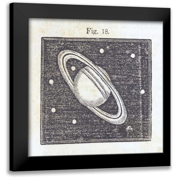 Wild Apple Portfolio 20x20 Black Modern Framed Museum Art Print Titled - Geography of the Heavens V