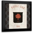 thumbnail image 1 of Wild Apple Portfolio 20x20 Black Modern Framed Museum Art Print Titled - Tartan Lodge Shield II, 1 of 5