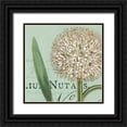 thumbnail image 1 of Wild Apple Portfolio 20x20 Black Ornate Wood Framed with Double Matting Museum Art Print Titled - Botanique Bleu II, 1 of 4