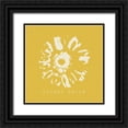 thumbnail image 1 of Wild Apple Portfolio 20x20 Black Ornate Wood Framed with Double Matting Museum Art Print Titled - Fresh as a Daisy I, 1 of 4