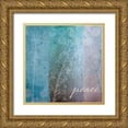 thumbnail image 1 of Wild Apple Portfolio 20x20 Gold Ornate Wood Framed with Double Matting Museum Art Print Titled - Ethereal Inspirational Square I, 1 of 4