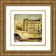 thumbnail image 1 of Wild Apple Portfolio 20x20 Gold Ornate Wood Framed with Double Matting Museum Art Print Titled - Golden Age of Paris III, 1 of 4