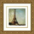 thumbnail image 1 of Wild Apple Portfolio 20x20 Gold Ornate Wood Framed with Double Matting Museum Art Print Titled - Golden Age of Paris I, 1 of 4