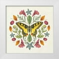 thumbnail image 1 of Wild Apple Portfolio 20x20 White Modern Wood Framed Museum Art Print Titled - Butterfly Mandala III, 1 of 4