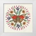 thumbnail image 1 of Wild Apple Portfolio 20x20 White Modern Wood Framed Museum Art Print Titled - Butterfly Mandala II, 1 of 4