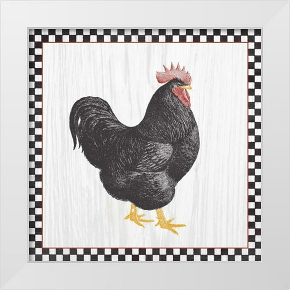 Wild Apple Portfolio 20x20 White Modern Wood Framed Museum Art Print Titled - Home to Roost III