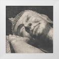 thumbnail image 1 of Wild Apple Portfolio 20x20 White Modern Wood Framed Museum Art Print Titled - Reclining Buddha, 1 of 4
