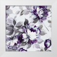 thumbnail image 1 of Wild Apple Portfolio 20x20 White Modern Wood Framed Museum Art Print Titled - Scent of Roses Plum II, 1 of 4