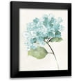 thumbnail image 1 of Wild Apple Portfolio 20x24 Black Modern Framed Museum Art Print Titled - Antique Floral on Cream I Blue, 1 of 5