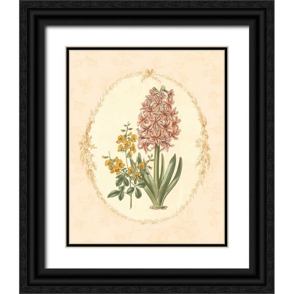 Wild Apple Portfolio 20x24 Black Ornate Wood Framed with Double Matting Museum Art Print Titled - Gentle Soul Bouquet II