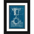 thumbnail image 1 of Wild Apple Portfolio 23x32 Black Ornate Wood Framed with Double Matting Museum Art Print Titled - Architectural Drawings I, 1 of 4