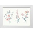 thumbnail image 1 of Wild Apple Portfolio 24x17 White Modern Wood Framed Museum Art Print Titled - Flowers on White IX Contemporary Bright, 1 of 4