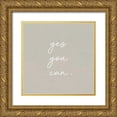 thumbnail image 1 of Wild Apple Portfolio 26x26 Gold Ornate Wood Framed with Double Matting Museum Art Print Titled - Gentle Words IV, 1 of 4