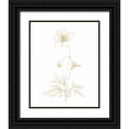thumbnail image 1 of Wild Apple Portfolio 26x31 Black Ornate Wood Framed with Double Matting Museum Art Print Titled - Gilded Botanical II, 1 of 4