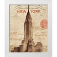thumbnail image 1 of Wild Apple Portfolio 26x32 White Modern Wood Framed Museum Art Print Titled - Letter from New York, 1 of 4