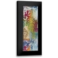 thumbnail image 1 of Wild Apple Portfolio 7x14 Black Modern Framed Museum Art Print Titled - Persian Nights Panel II, 1 of 5