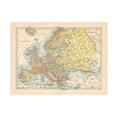thumbnail image 1 of Wild Apple Portfolio 'Map of Europe' Canvas Art, 1 of 3