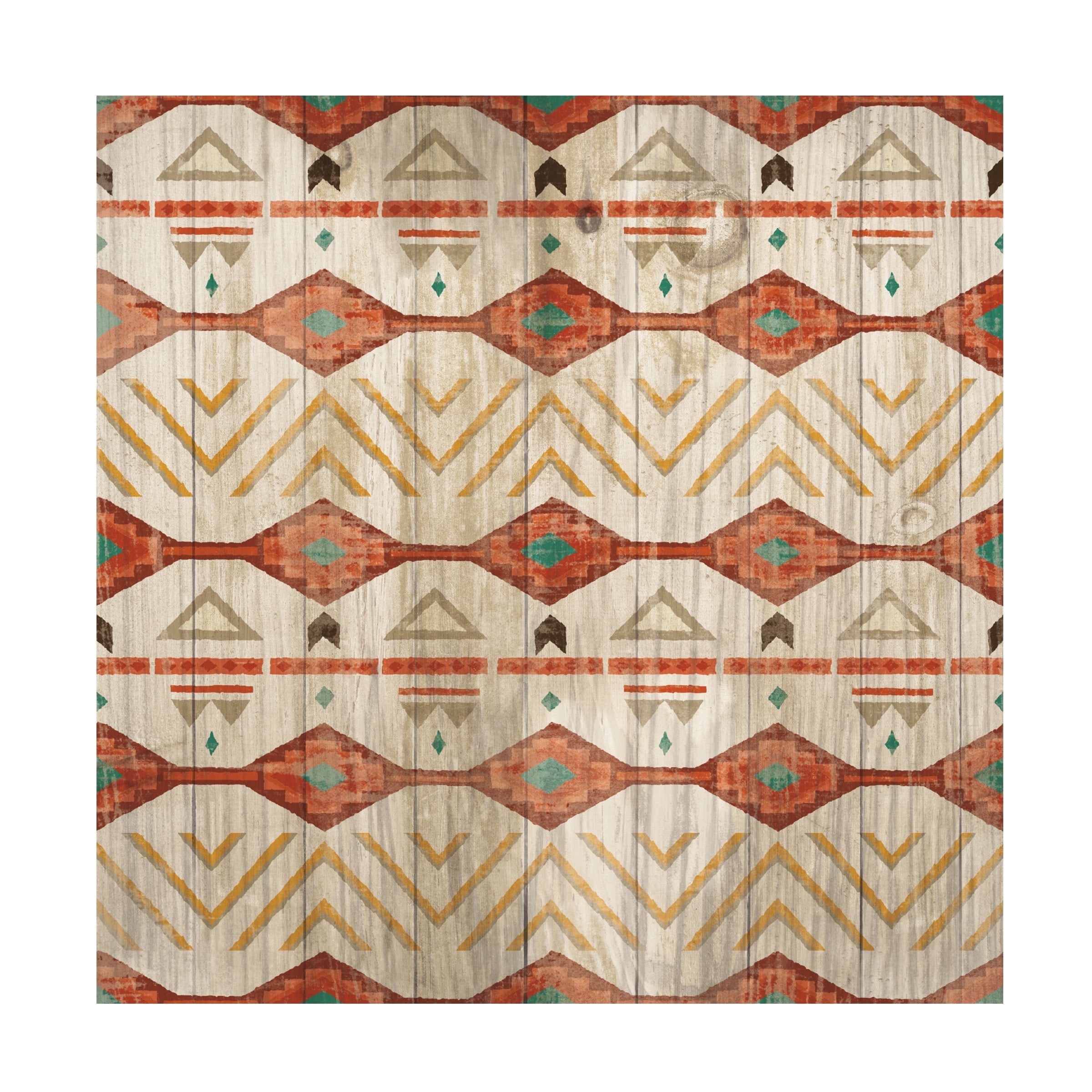 Southwest Pattern Abstract Canvas Art in Multicolor