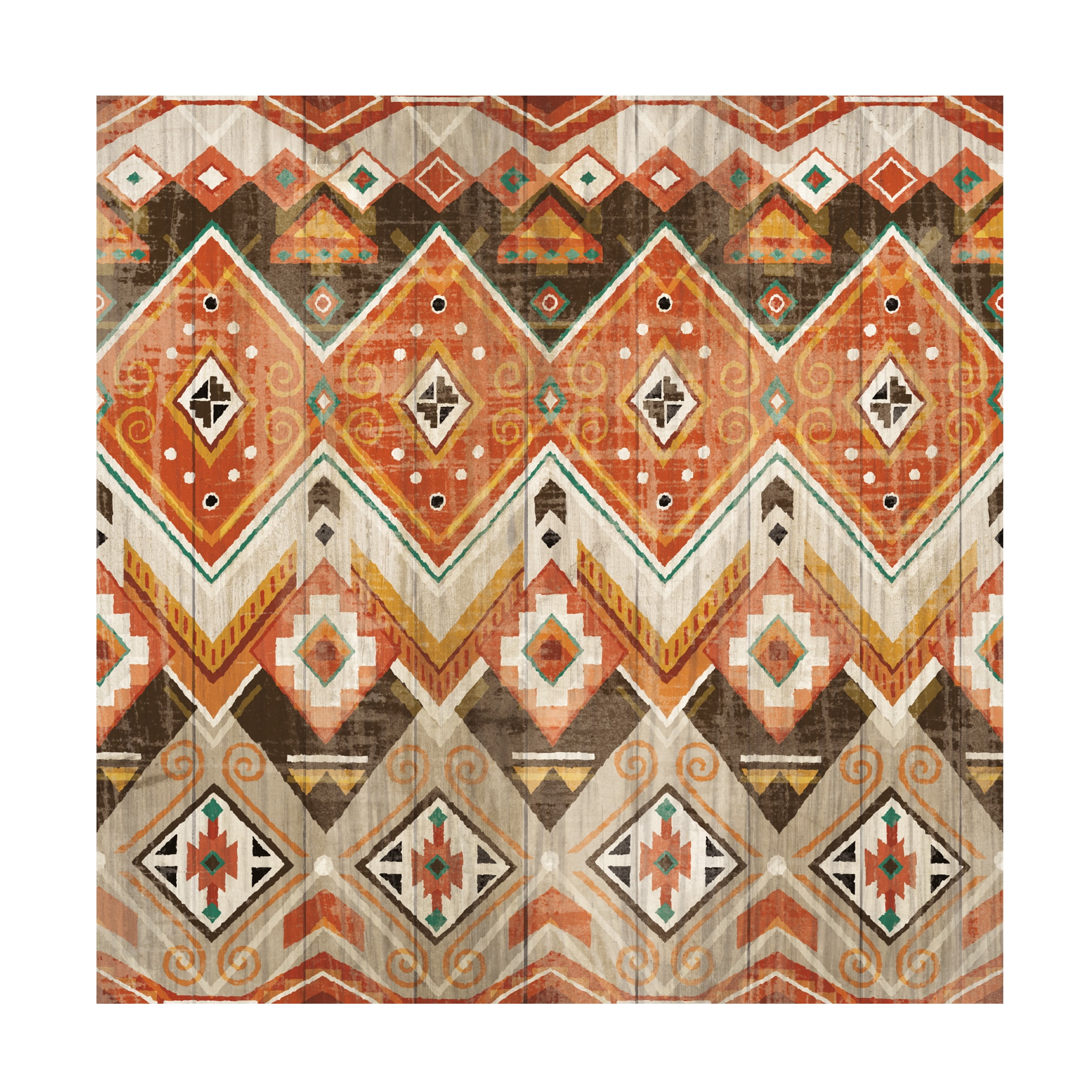 Wild Apple Portfolio 'Natural History Lodge Southwest Pattern VIII' Canvas Art