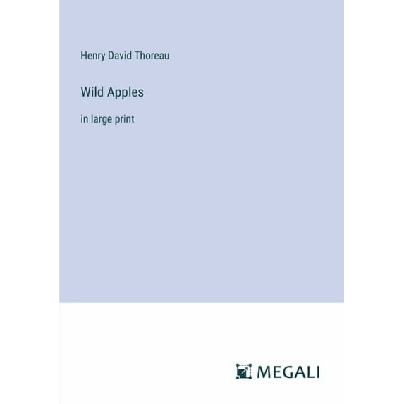 Wild Apples: in large print (Paperback)
